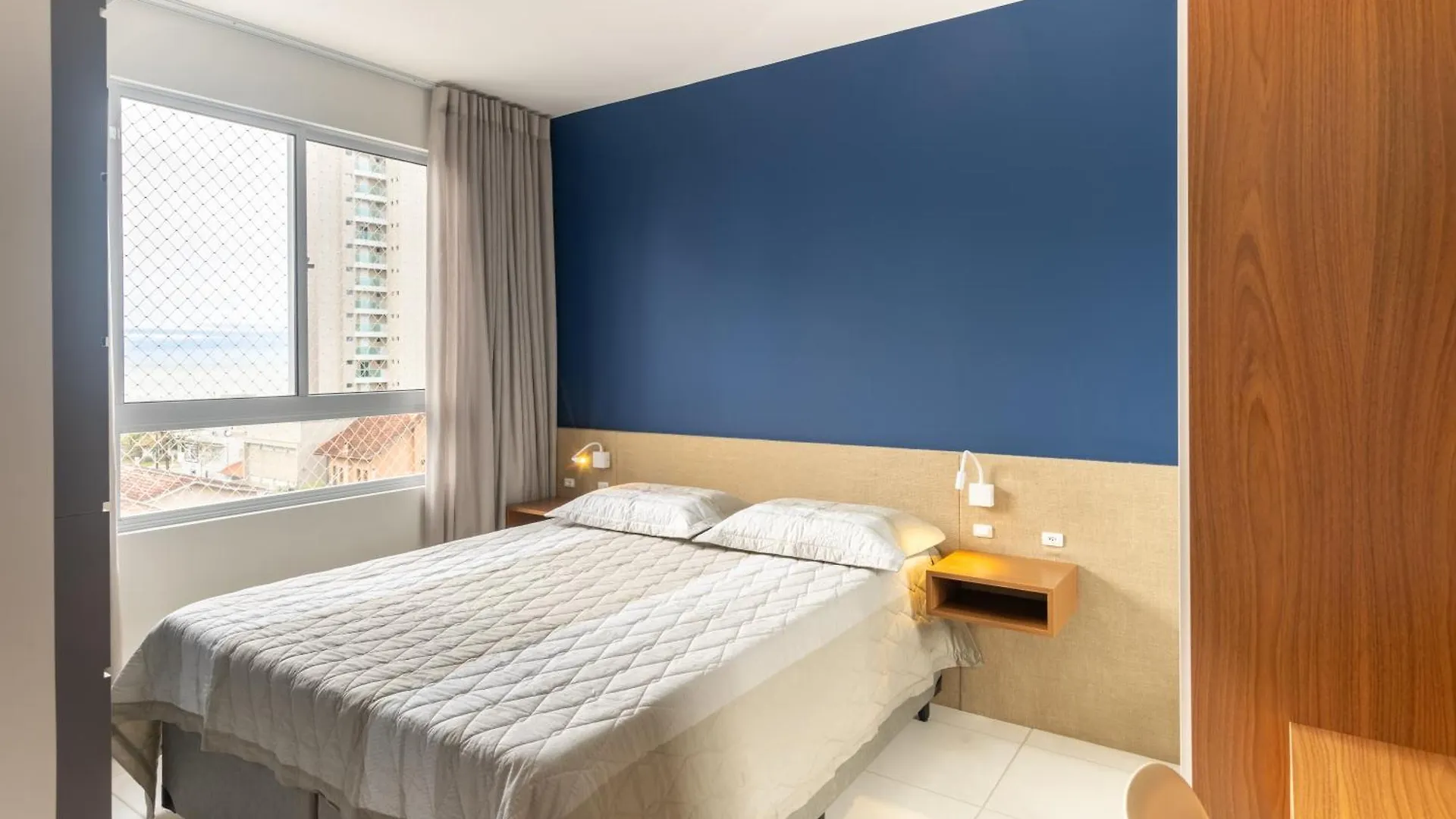 Apto A 150M Da Praia E 15Min Beto Carreiro Com Wi-Fi, Piscina, Portaria 24H, Playground Infantil, Quadra De Esportes Sacada Com Churrasqueira E Vaga De Garagem Piçarras Daire